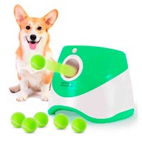 Lanzador Automático de Pelotas para Perros 3 Pelotas Verde