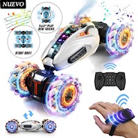 Juguete Carro Acrobático con Sensor Pulsera y Control Gris