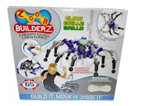 Juguete Armable Zoob Builderz Araña Brillo Niño 60pza Alex Brands