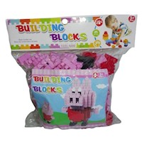 Juguete Bloques Peppa Pig Cerda Niña 32cm Building Blocks