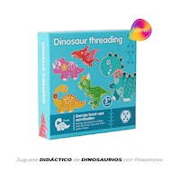 Juguete Didáctico Enhebrado De Dinosaurios