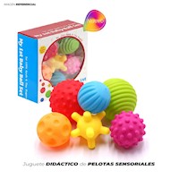 Set De Pelotas Sensoriales Para Bebés