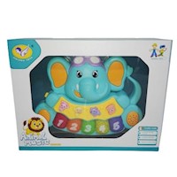 Juguete Piano Elefante Buceo Bebe 21cm Jialegu Toys