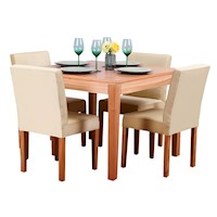 HYS COMEDOR + 4 SILLAS JULISSA HYS