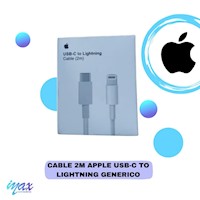 CABLE 2M APPLE USB-C TO GENERICO
