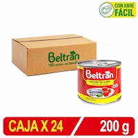 Entero De Jurel Medio Tall En S/Tomate Beltrán Caja 200Gr X 24 Uni.