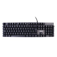 TECLADO GAMER TEROS TE-4074G RGB USB 2.0 COLOR NEGRO