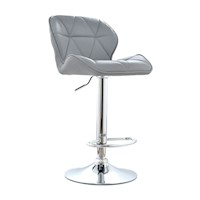 Silla Para Bar Regulable En Altura Mariposa Cuero Gris Ofideas