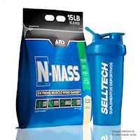 Ganador de Peso Ans N Mass 15 lb Vainilla + Shaker