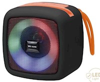 Wesdar - Parlante Bluetooth BT 5,1 5W 4hrs LED Colors - Negro