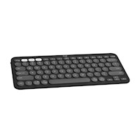 Teclado Logitech Bluetooth Multidispositivo Pebble Keys 2 K380s Negro