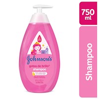 Shampoo Johnsons Gotas de Brillo con Aceite de Argán 750ml
