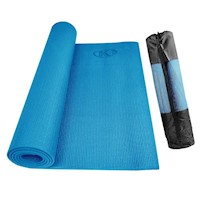 Colchoneta Yoga Mat Con Bolso De 5mm K6 Azul