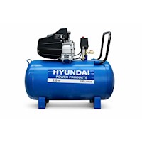 Compresora Aire Portatil 2 HP Hyundai 100 Litros HYXY100D