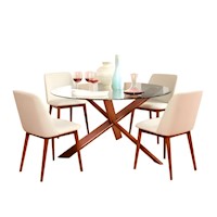 HYS COMEDOR + 4 SILLAS KAL HYS