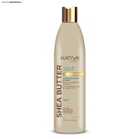 Kativa Acondicionador Shea Butter Rizos y Ondas Nutricion, Brillo de 355 ml