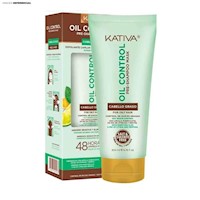 Kativa Mascarilla Pre-Shampoo Oil Control Control de Oleosidad de 200 ml