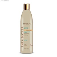 Kativa Shampoo Shea Butter Rizos y Ondas Nutricion, Brillo de 355 ml