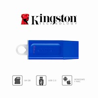 Memoria USB 3.2 Kingston Exodia 64GB KC-U2G64-7GB Azul