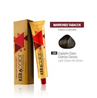 Tinte Keracolor - Castaño Claro Cobrizo Cenizo 5.41 Tubo 70 g