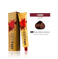 Tinte Keracolor - Rubio Medio Cobrizo 7.4 Tubo 70 g