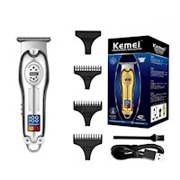 KEMEI Cortadora de Cabello Trimmer con Guias Recortapelo KM-678