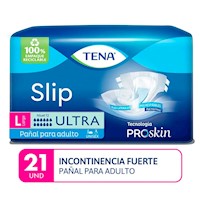 Pañal para adulto Tena Slip Ultra Talla L Paquete 21 und