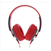 Audífono Klip Xtreme Estéreo y Micro Rojo - KHS-550RD