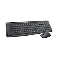 KIT LOGITECH 2 EN 1 TECLADO Y MOUSE MK235 INALAMBRICO USB BLACK