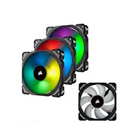 Kit 3 Unidades Fan Corsair ML120 Pro RGB 12cm 1600RPM 13.2VDC 4 pines PWM