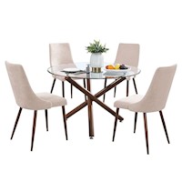 HYS COMEDOR + 4 SILLAS KITIZ HYS