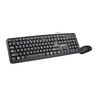 Kit Teclado y Mouse Teros TE4062N USB Negro Español Óptico