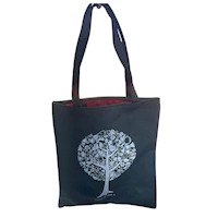 Bolsa Lona Gruesa Gris Oscuro