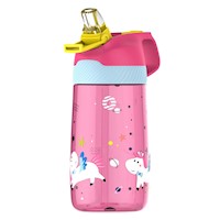 FJBottle - Botella infantil de agua de plástico tritán 450 ml sin BPA