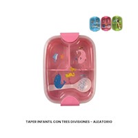 TAPER INFANTIL CON TRES DIVISIONES - ALEATORIO