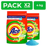 Pack x2 Detergente Ace Limón 4kg