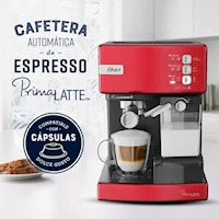 Cafetera Automática de Espresso Oster Prima Latte I BVSTEM6603R