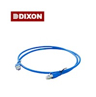 Cable Patch Cord Dixon 1 Metro UTP Cat.5e 24 AWG COBRE LSZH RoHS Azul