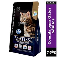 Comida para Gato Adulto Matisse Salmón y Arroz 7.5 kg