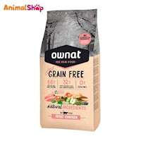 Alimento Gato Ownat Just Libre De Granos Sabor Pollo 3Kg