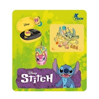 Pack Xtech Stitch: Audífonos + Mouse + Mouse PAD Amarillo