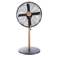 Ventilador de Pedestal 16 Pulgadas KZF-1616 Metal Madera.