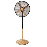 Ventilador Pedestal 16 Pulgadas KZF-1616F Madera EXCLUSIVO.