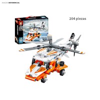 Set de Construcción Helicóptero de 204 Piezas Technology