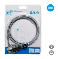 Cable de Seguridad IBLUE L-03-S para Laptop Universal 18M