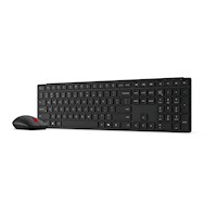 Kit Teclado y Mouse Lenovo Pro Combo 6000 2.4GHz Bluetooth 5.3 Español Negro