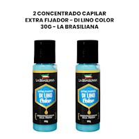 2 Concentrado Capilar Extra Fijador - Di Lino Color 30g - La Brasiliana