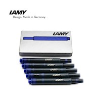 Cartucho de tinta lamy t10 blue para plumas