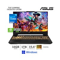 Asus TUF Gaming FX507VU-LP180/ RTX 4050 I7-13620H/ 16Gb Ram/ 1TB SSD/ V6Gb/ Win/