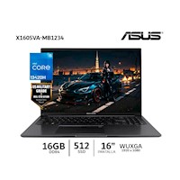 Laptop ASUS X1605VA-MB1234, 16. PULG WUXGA IPS, Core i5-13420H , 16GB Ram DDR4, 512 SSD